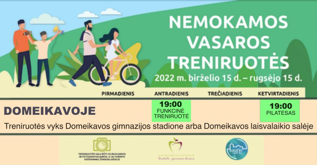 Nemokamos vasaros treniruotės