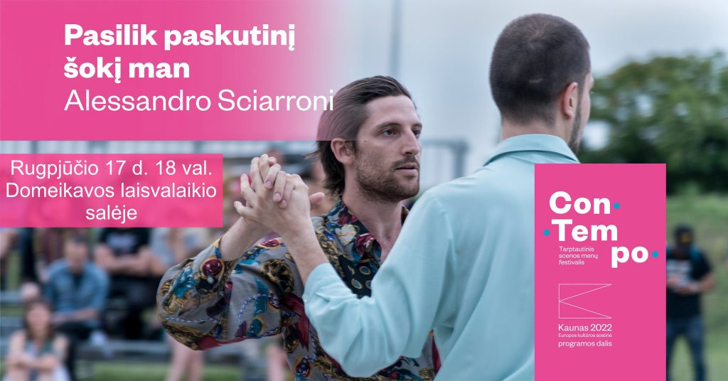 „ConTempo“ festivalis: „Pasilik paskutinį šokį man“ | Alessandro Sciarroni (Italija)