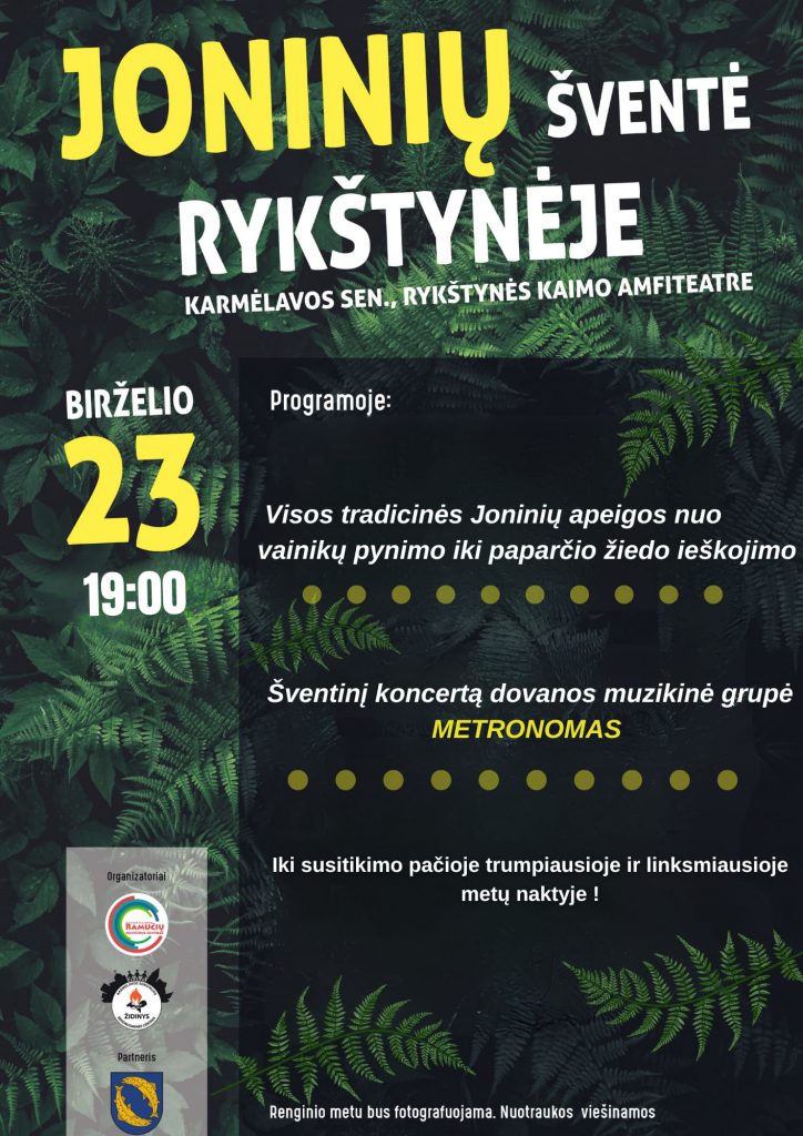 Joninių šventė Rykštynėje