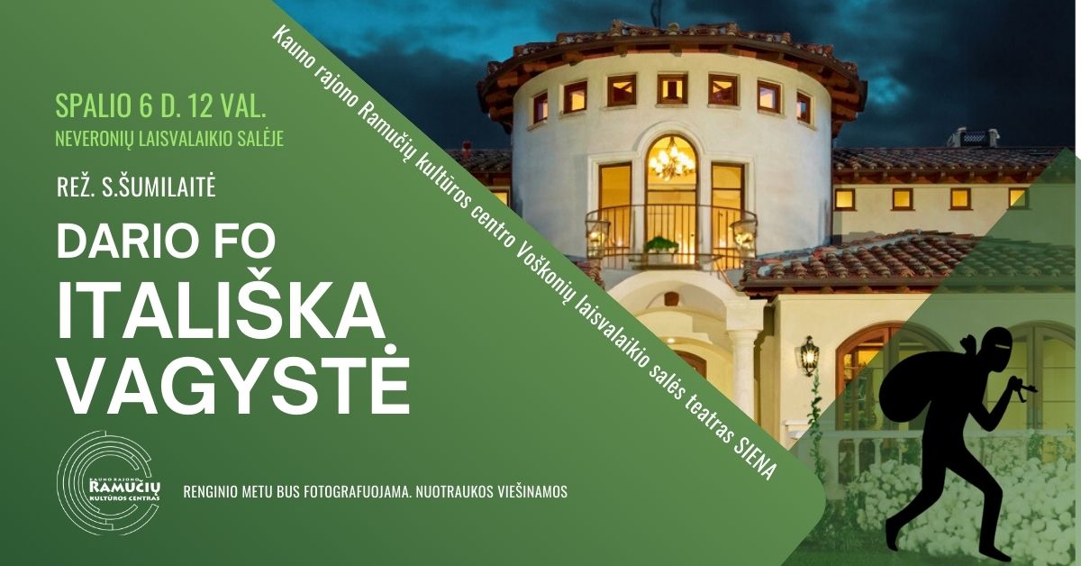 Spektaklis "Itališka vagystė"