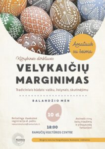 Ramučiai: Velykaičių marginimas