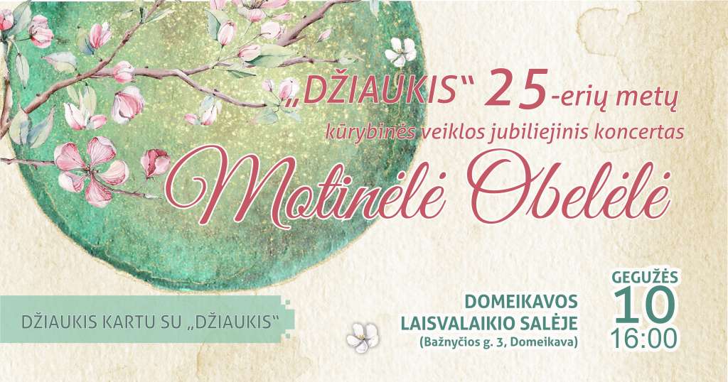 Koncertas mamos dienai