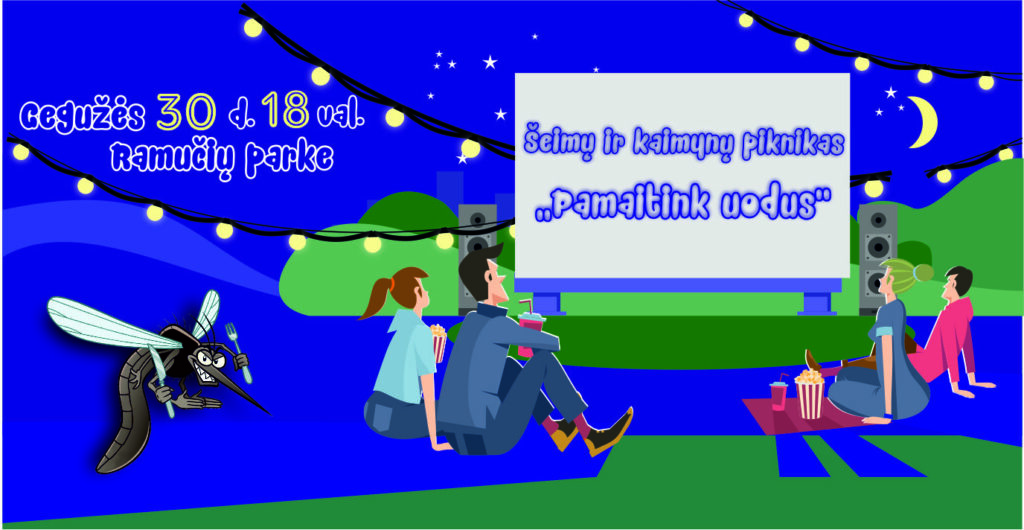 RAMUČIAI: Šeimų ir kaimynų piknikas "Pamaitink uodus"