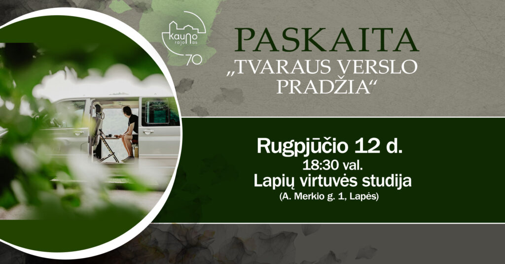 Paskaita Tvarus verslas