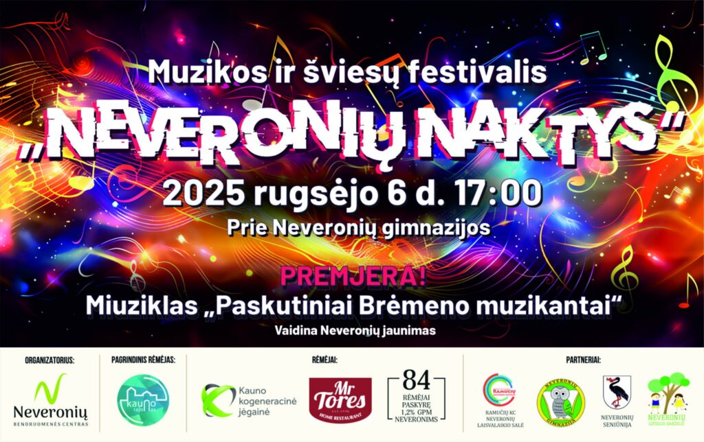 Neveronių naktys 2025