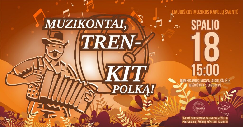 Muzikontai, trenkit polką