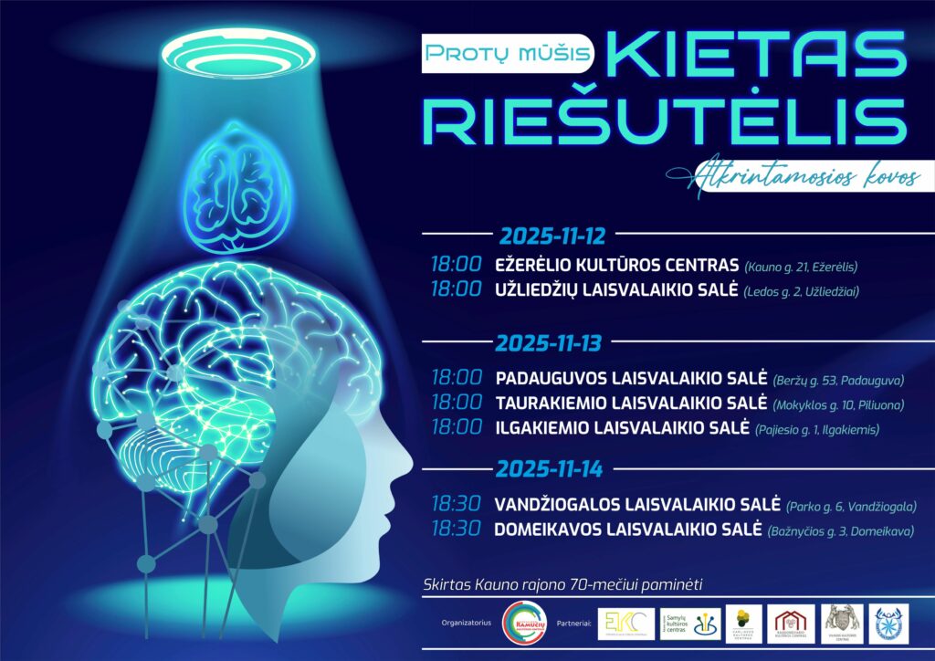 Protų mūšis "Kietas riešutėlis"