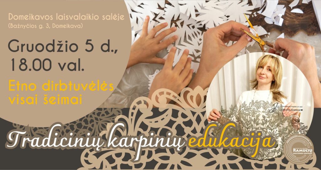 Karpinių edukacija Domeikava