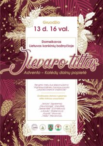 Advento – Kalėdų dainų popietė „Jievaro tiltas“ Domeikavoje