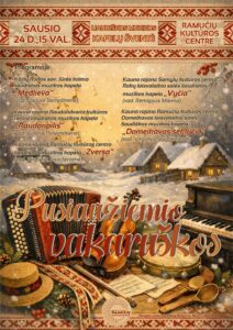 Pusiaužiemio vakaruškos