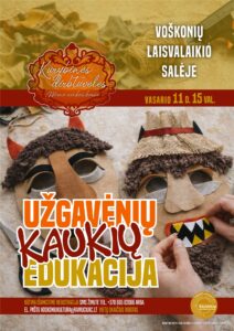 Užgavėnių kaukių edukacija