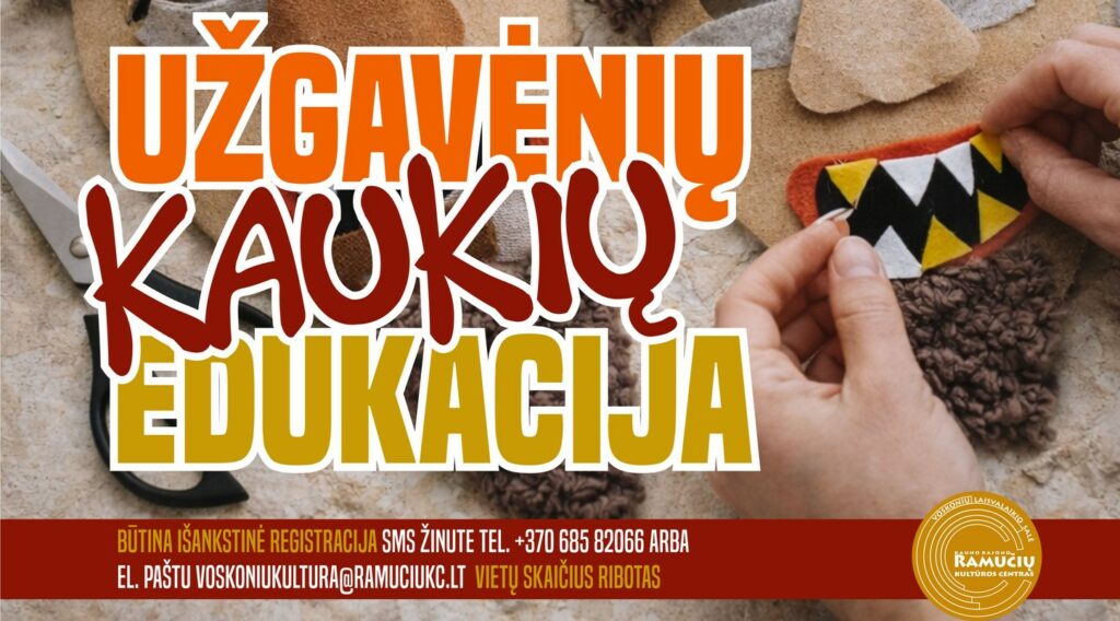 Užgavėnių kaukių edukacija