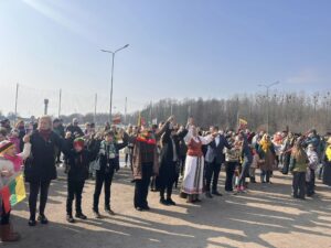 Kovo 11-osios minėjimas „Vienybės žingsniai” Neveronyse