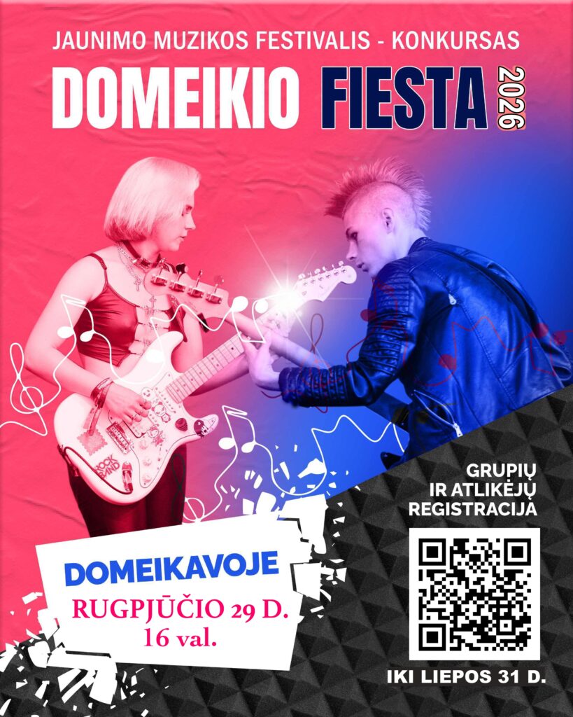 DOMEIKAVA: „Domeikio fiesta 2026” konkursas