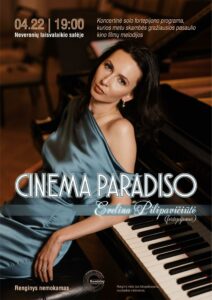 Solo fortepijono programa CINEMA PARADISO