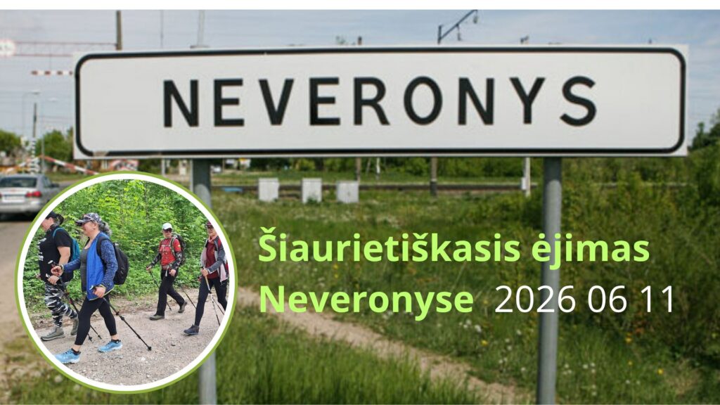 Nemokamas praktinis lauko seminaras apie šiaurietiškąjį ėjimą