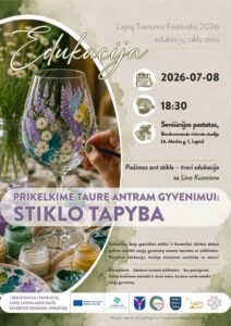 Edukacija „Prikelkime taurę antram gyvenimui: stiklo tapyba“