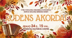 Vyrų vokalinių ansamblių koncertas „Rudens akordai“